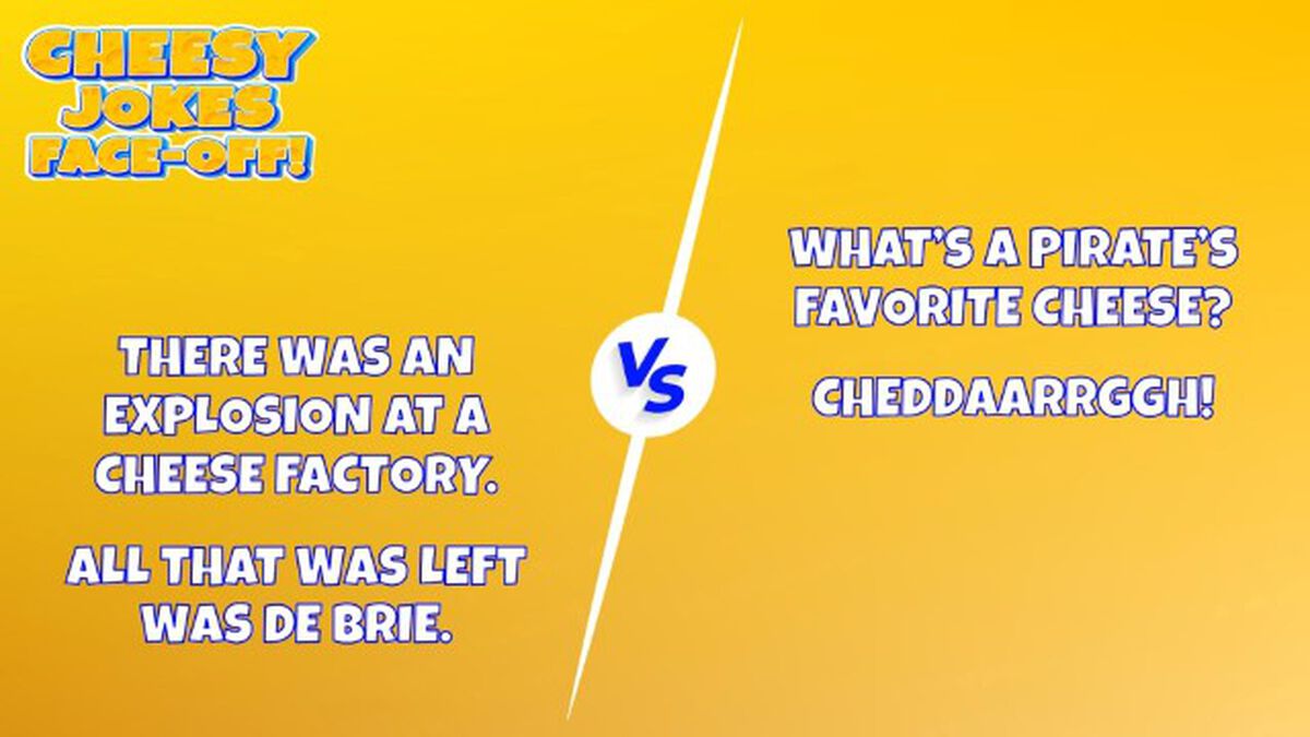 Cheesy Joke Face-Off image number null